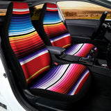 Tribal Serape Blanket Stripe Print Universal Fit Car Seat Covers 102422