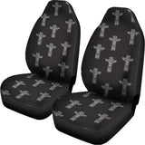 Tribal Totem Pattern Print Universal Fit Car Seat Covers 102422