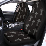 Tribal Totem Pattern Print Universal Fit Car Seat Covers 102422