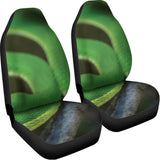 Trimeresurus Albolabris Snake Print Universal Fit Car Seat Covers 102422