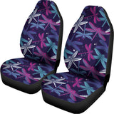Trippy Dragonfly Pattern Print Universal Fit Car Seat Covers 102422