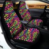 Trippy Psychedelic Leopard Print Universal Fit Car Seat Covers 102422