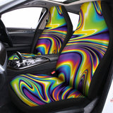 Trippy Rave Print Universal Fit Car Seat Covers 102422