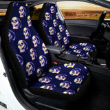 Trippy Skull Pattern Print Universal Fit Car Seat Covers 102422