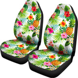 Tropical Aloha Pineapple Pattern Print Universal Fit Car Seat Covers 102422