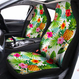 Tropical Aloha Pineapple Pattern Print Universal Fit Car Seat Covers 102422