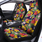 Tropical Alstroemeria Pattern Print Universal Fit Car Seat Covers 102422