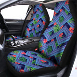 Tropical Aztec Geometric Pattern Print Universal Fit Car Seat Covers 102422