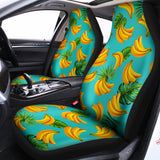 Tropical Banana Leaf Pattern Print Universal Fit Car Seat Covers 102422