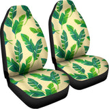 Tropical Banana Palm Leaf Pattern Print Universal Fit Car Seat Covers 102422