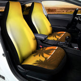 Tropical Beach Sunset Print Universal Fit Car Seat Covers 102422