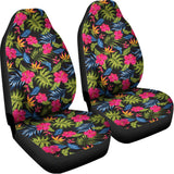 Tropical Bird Of Paradise Pattern Print Universal Fit Car Seat Covers 102422