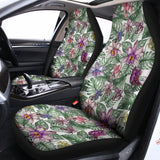 Tropical Cattleya Pattern Print Universal Fit Car Seat Covers 102422