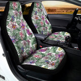 Tropical Cattleya Pattern Print Universal Fit Car Seat Covers 102422