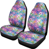 Tropical Flamingo And Hibiscus Print Universal Fit Car Seat Covers 102422