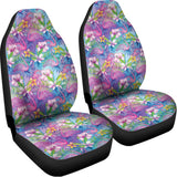 Tropical Flamingo And Hibiscus Print Universal Fit Car Seat Covers 102422