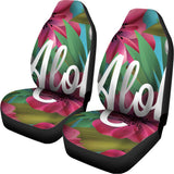 Tropical Flower Aloha Print Universal Fit Car Seat Covers 102422
