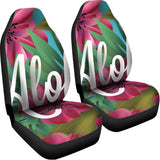Tropical Flower Aloha Print Universal Fit Car Seat Covers 102422