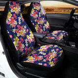 Tropical Frangipani Plumeria Print Universal Fit Car Seat Covers 102422