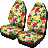 Tropical Fruit Leaf Pattern Print Universal Fit Car Seat Covers 102422