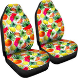 Tropical Fruit Leaf Pattern Print Universal Fit Car Seat Covers 102422