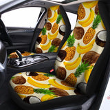Tropical Fruits Pattern Print Universal Fit Car Seat Covers 102422
