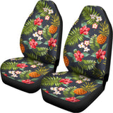 Tropical Hawaii Pineapple Pattern Print Universal Fit Car Seat Covers 102422