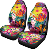 Tropical Hummingbird Print Universal Fit Car Seat Covers 102422