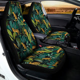 Tropical Jaguar Pattern Print Universal Fit Car Seat Covers 102422