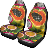 Tropical Jungle Fruits Pattern Print Universal Fit Car Seat Covers 102422