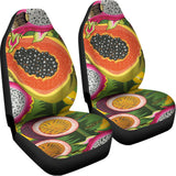 Tropical Jungle Fruits Pattern Print Universal Fit Car Seat Covers 102422