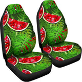 Tropical Leaf Watermelon Pattern Print Universal Fit Car Seat Covers 102422