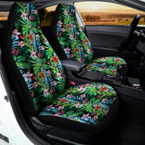Tropical Palm And Hibiscus Print Universal Fit Car Seat Covers 102422