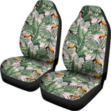 Tropical Palm Leaf And Toucan Print Universal Fit Car Seat Covers 102422