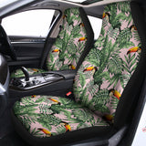 Tropical Palm Leaf And Toucan Print Universal Fit Car Seat Covers 102422