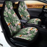Tropical Palm Leaf And Toucan Print Universal Fit Car Seat Covers 102422