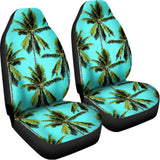 Tropical Palm Tree Pattern Print Universal Fit Car Seat Covers 102422