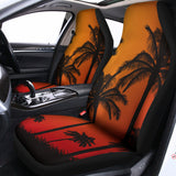 Tropical Palm Tree Sunset Print Universal Fit Car Seat Covers 102422