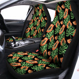 Tropical Papaya Pattern Print Universal Fit Car Seat Covers 102422