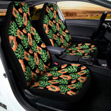 Tropical Papaya Pattern Print Universal Fit Car Seat Covers 102422