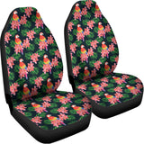 Tropical Parrot Pattern Print Universal Fit Car Seat Covers 102422