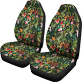 Tropical Patchwork Pattern Print Universal Fit Car Seat Covers 102422