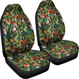 Tropical Patchwork Pattern Print Universal Fit Car Seat Covers 102422