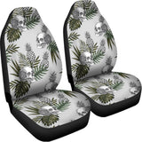 Tropical Pineapple Skull Pattern Print Universal Fit Car Seat Covers 102422