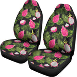 Tropical Pitaya Pattern Print Universal Fit Car Seat Covers 102422