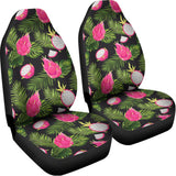 Tropical Pitaya Pattern Print Universal Fit Car Seat Covers 102422
