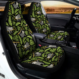 Tropical Sloth Pattern Print Universal Fit Car Seat Covers 102422