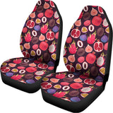 Tropical Summer Fruits Pattern Print Universal Fit Car Seat Covers 102422