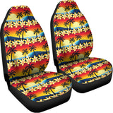 Tropical Sunset Pattern Print Universal Fit Car Seat Covers 102422