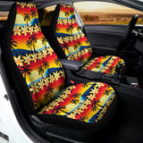 Tropical Sunset Pattern Print Universal Fit Car Seat Covers 102422